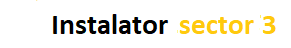 instalator sector 3